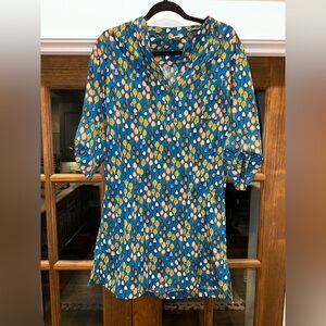 EUC‎ Fossil Size Small Colorful Patterned Dress